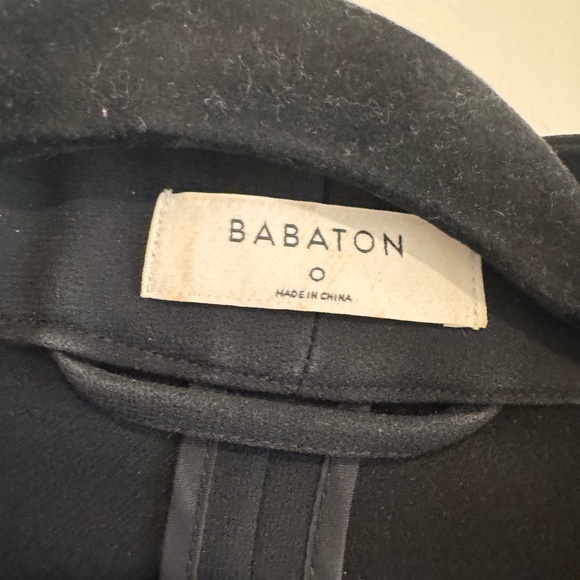 Aritzia Black Blazer with Open Front and Relaxed Fit - Picture 2 of 3